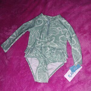 Carter's Girls Long Sleeve One piece Swimwear